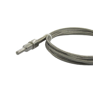 High Temperature Sensors K Type Thermocouple Probe with 1/8" NP T Threads & 1~5m Cable
