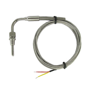 EGT Gauge (Red LED) for Exhaust Temperature Sensors with Weld Bund Combo Kit (℃/ ℉）