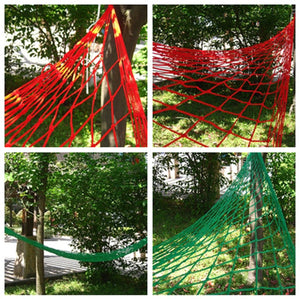Portable Nylon String Hammock for Camping, Beach, Yard & All Outdoor Activities (5 Color)