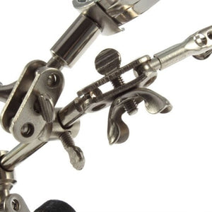 DIY Soldering Tool with Adjusting Clamps and Magnifying Glass 3x For PCB,Jewelry
