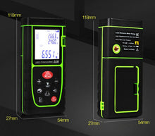 Load image into Gallery viewer, Handheld Digital Laser Point Distance Meter Measure Tape Range Finder (ft/m)