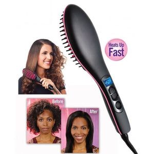 Simply Straight Ceramic Brush Hair Straightener Power Brush