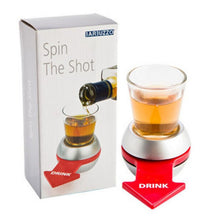 Load image into Gallery viewer, Spin the Shot Novelty Drinking Game Spinning Arrow Shot Glass Party Games
