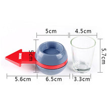 Load image into Gallery viewer, Spin the Shot Novelty Drinking Game Spinning Arrow Shot Glass Party Games