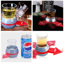 Load image into Gallery viewer, Spin the Shot Novelty Drinking Game Spinning Arrow Shot Glass Party Games