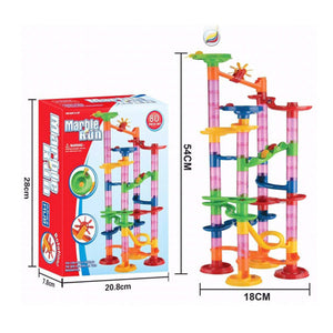 Baukon Marble Run Creative Set Make Build Create Your Own Fun Design for Children Age 6+ (50,80,133pc)