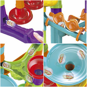 Baukon Marble Run Creative Set Make Build Create Your Own Fun Design for Children Age 6+ (50,80,133pc)